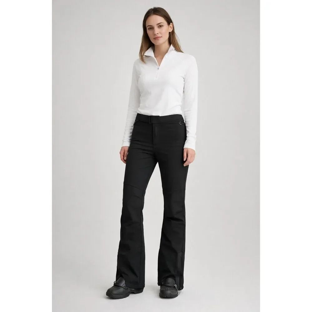 CB Sports Women’s Black Ski Pants 32R sz S Made in Austria